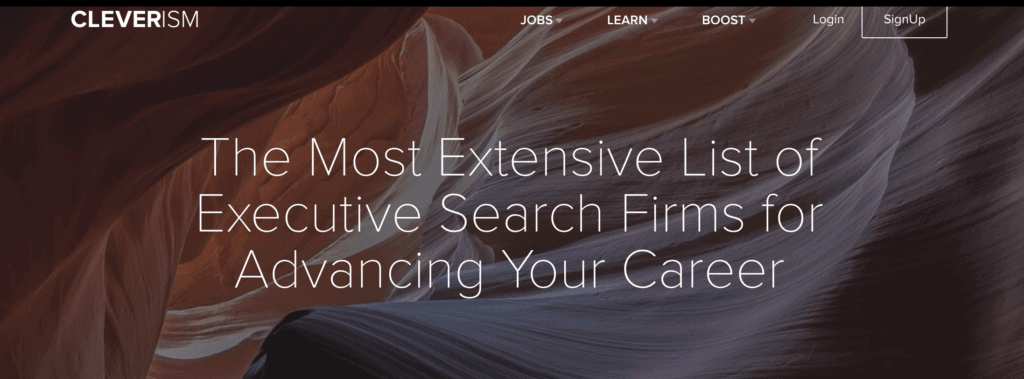 Cleverism List of Executive Search Firms