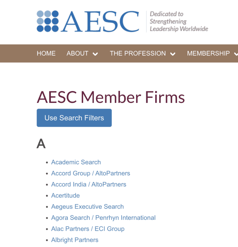 What Top Executive Search Firms Lists to Trust? The Good Search