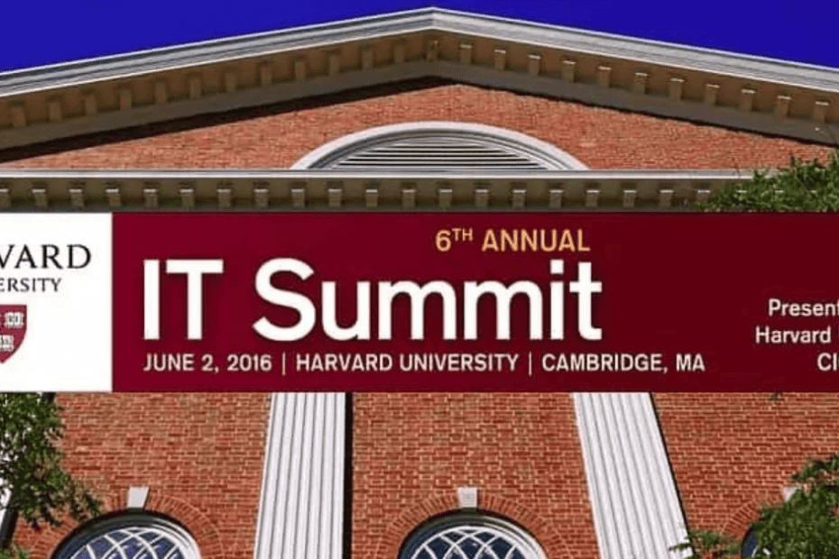photo of harvard building, the setting for the Harvard IT Summit