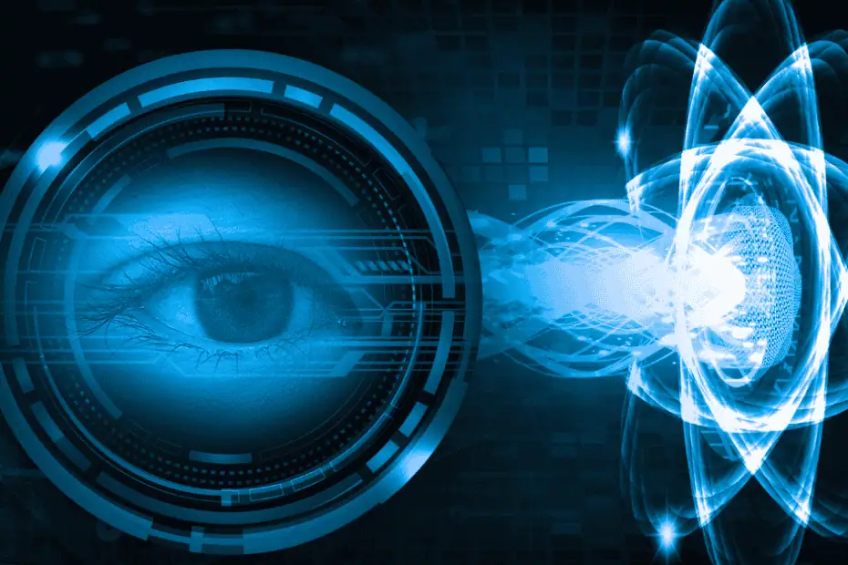 illustration of an eye and lights for visionary leadership