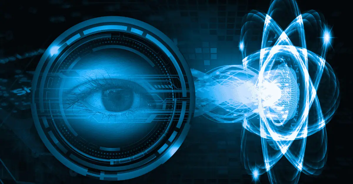 illustration of an eye and lights for visionary leadership