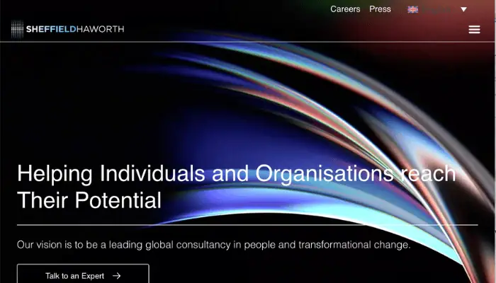 Text of Sheffield Haworth home page