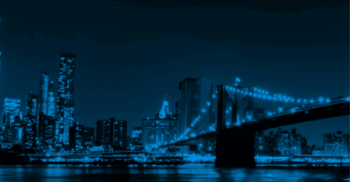 Image of NYC skyline and Brooklyn Bridge